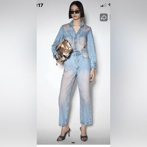 Zara denim jumpsuit Size XS